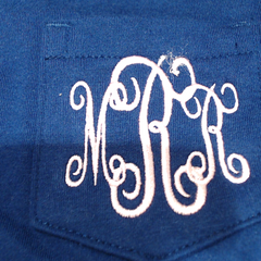 BLOOPER KIDS: Monogrammed Kids Short Sleeve Shirt