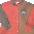 BLOOPER CLOTHING: Monogrammed Oversized Button Down Tunic