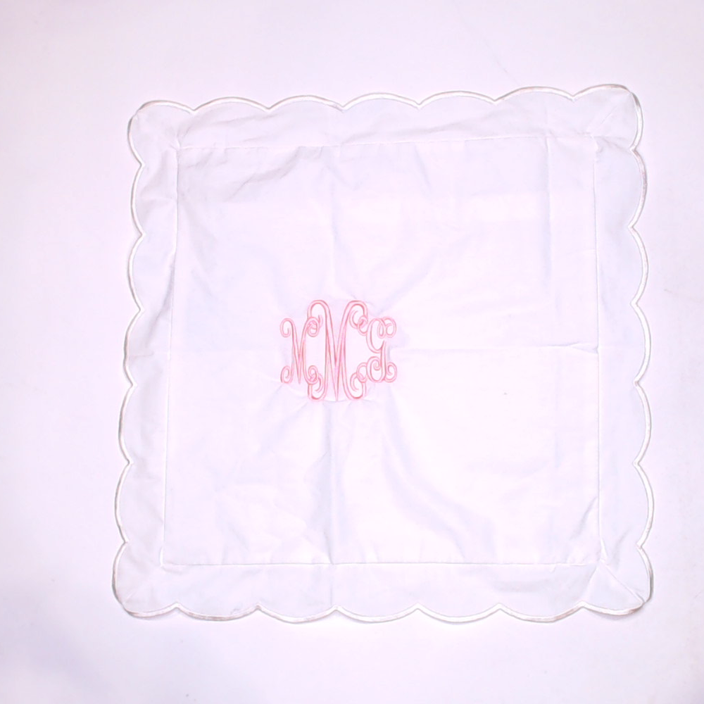 BLOOPER ACCESSORY: Monogrammed Pillow Sham