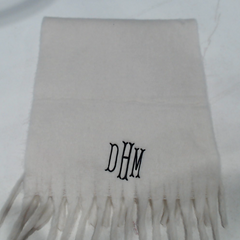BLOOPER ACCESSORY: Monogrammed Oversized Scarf