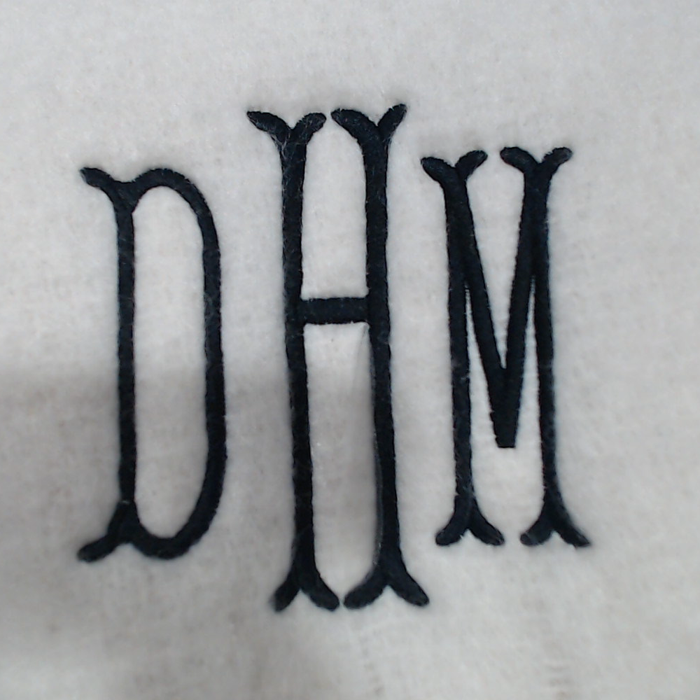 BLOOPER ACCESSORY: Monogrammed Oversized Scarf