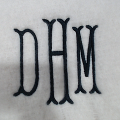 BLOOPER ACCESSORY: Monogrammed Oversized Scarf