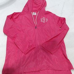 BLOOPER CLOTHING: Monogrammed Pullover Rain Jacket