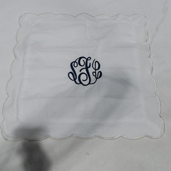 BLOOPER ACCESSORY: Monogrammed Pillow Sham