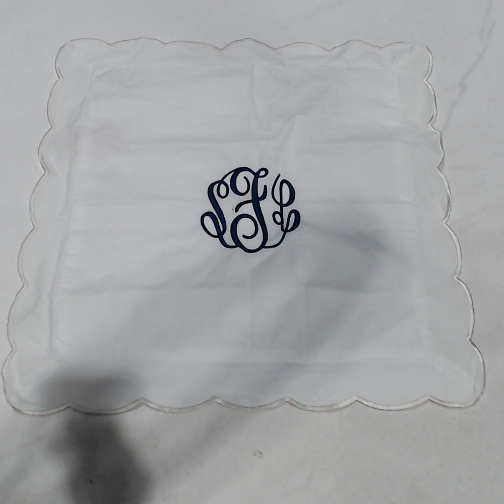 BLOOPER ACCESSORY: Monogrammed Pillow Sham