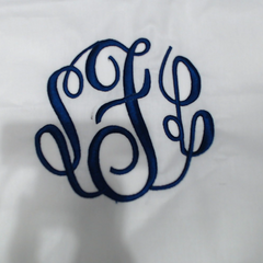 BLOOPER ACCESSORY: Monogrammed Pillow Sham