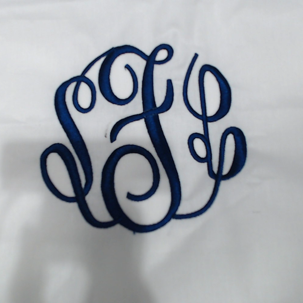 BLOOPER ACCESSORY: Monogrammed Pillow Sham