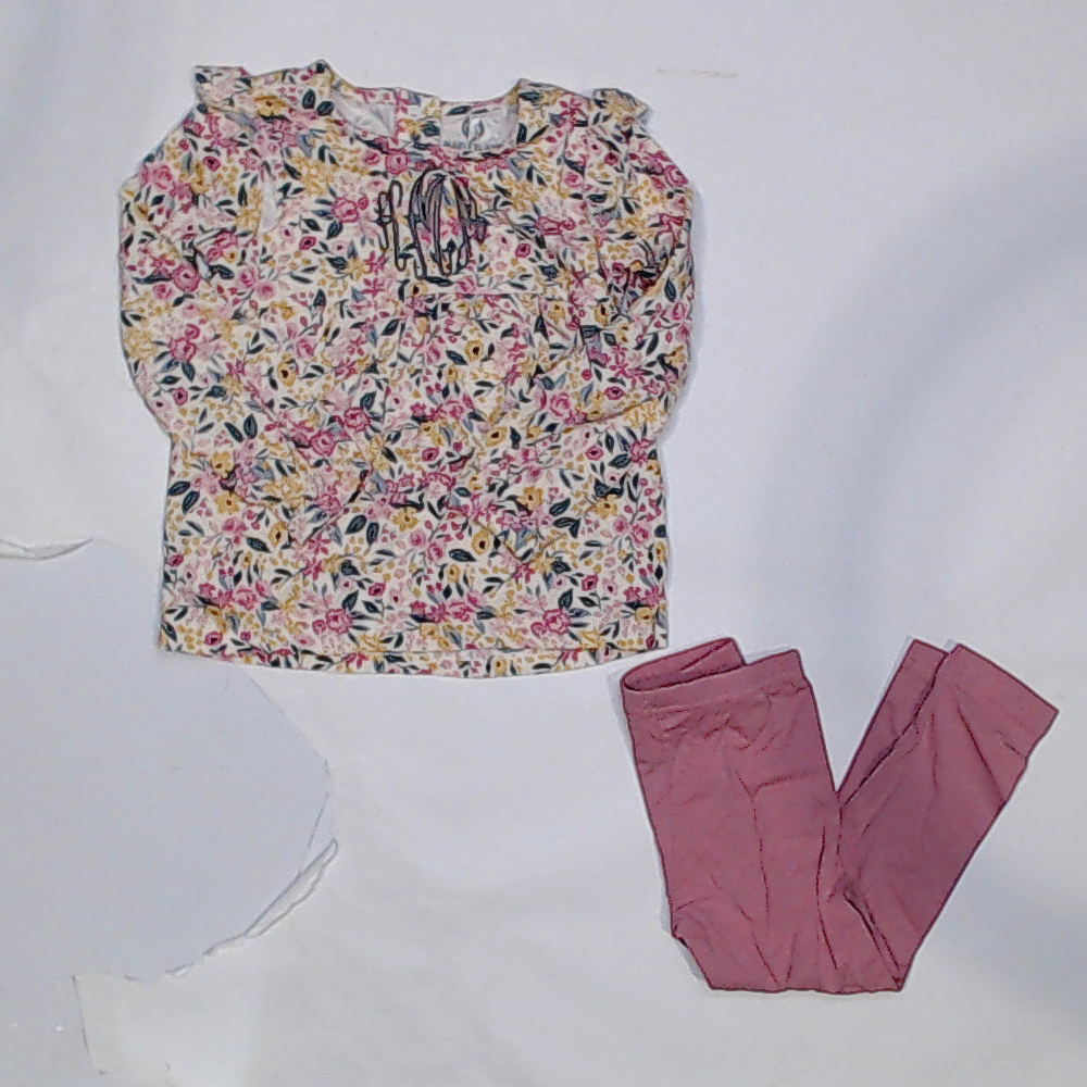 BLOOPER KIDS: Monogrammed Kids Ruffle Set