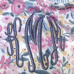 BLOOPER KIDS: Monogrammed Kids Ruffle Set
