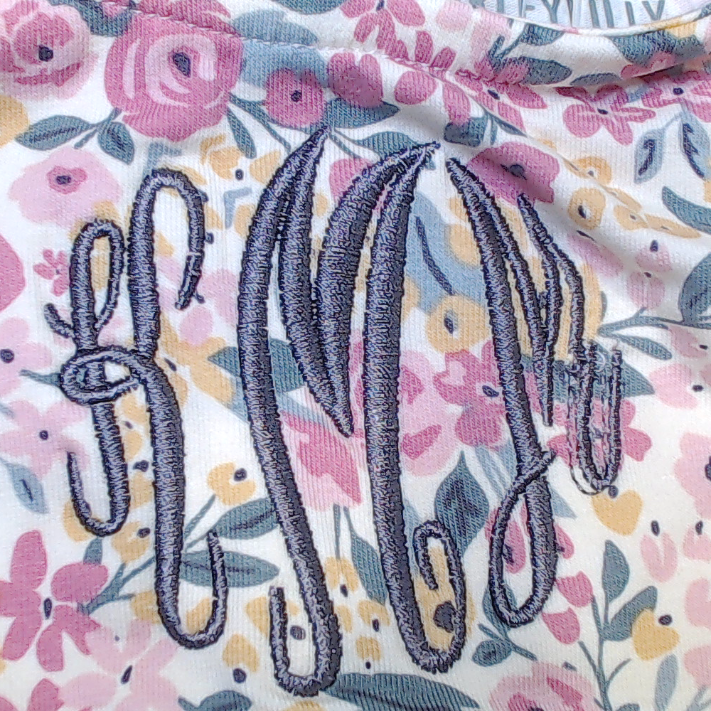 BLOOPER KIDS: Monogrammed Kids Ruffle Set