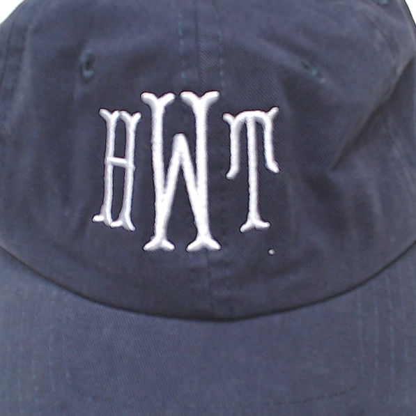 BLOOPER ACCESSORY: Monogrammed Baseball Hat