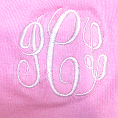 BLOOPER KIDS: Monogrammed Baby Layette Gown