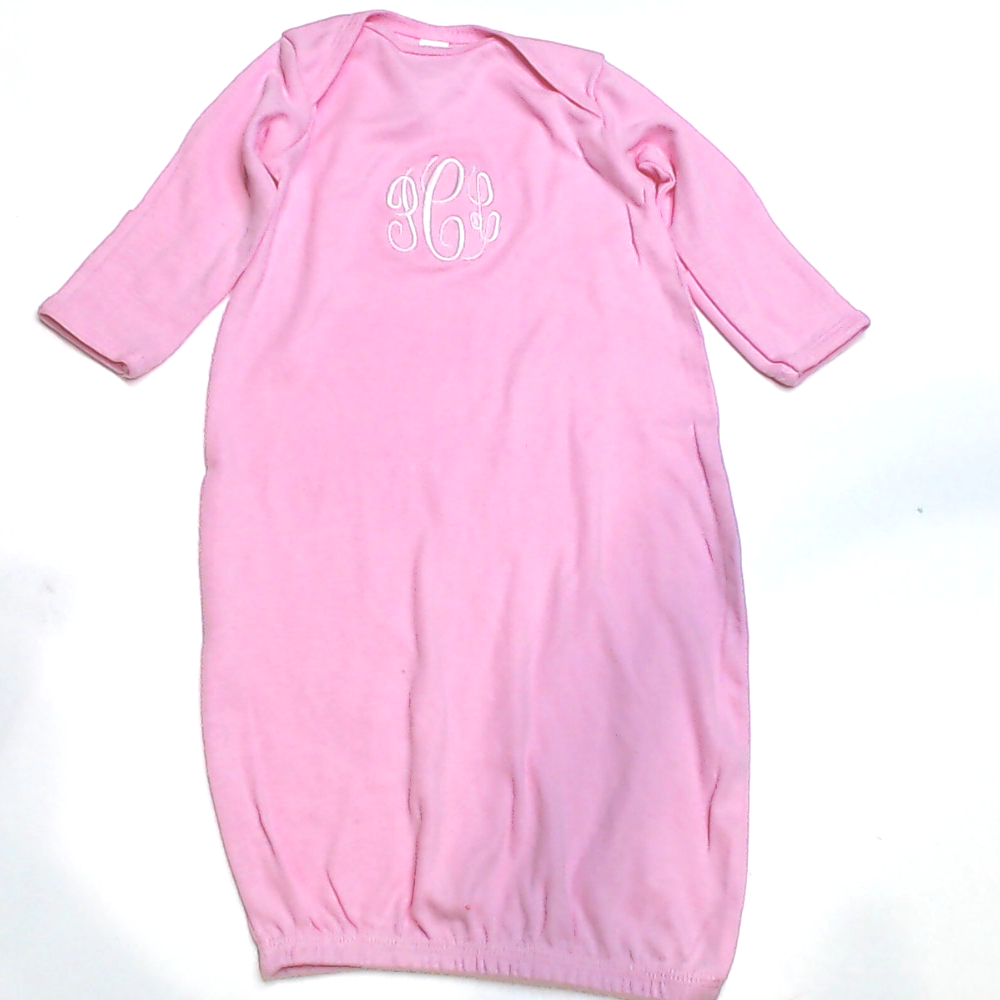 BLOOPER KIDS: Monogrammed Baby Layette Gown