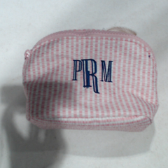 BLOOPER BAG: Monogrammed Makeup Bag