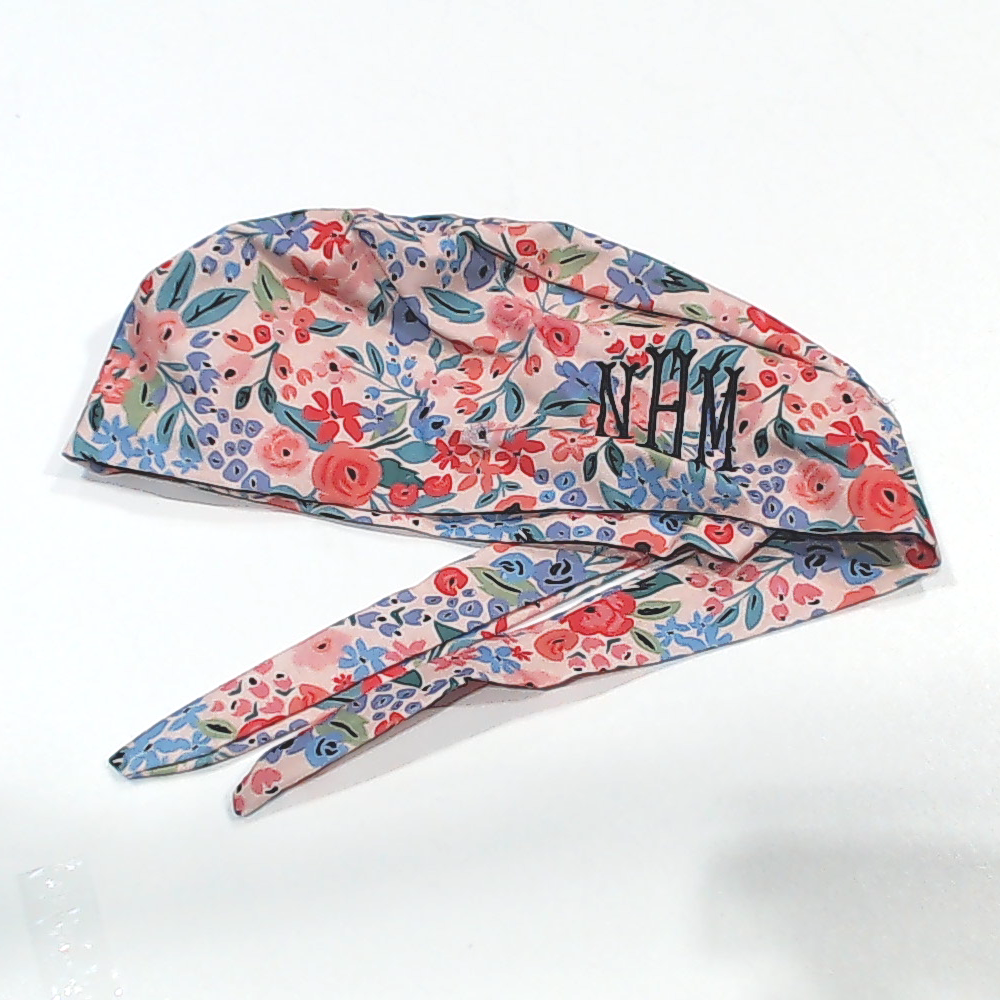 BLOOPER ACCESSORY: Monogrammed Scrub Cap
