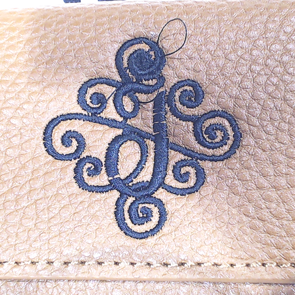 BLOOPER BAG: Monogrammed Phone Wallet Wristlet
