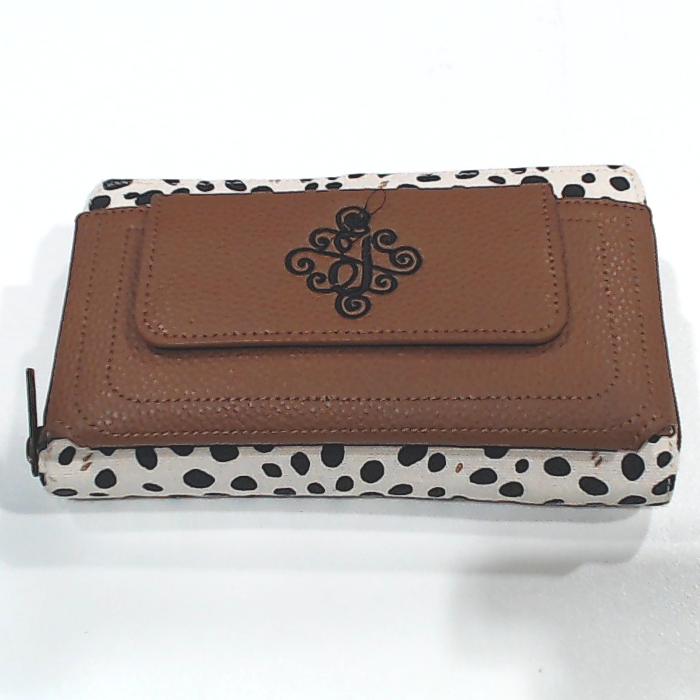 BLOOPER BAG: Monogrammed Phone Wallet Wristlet