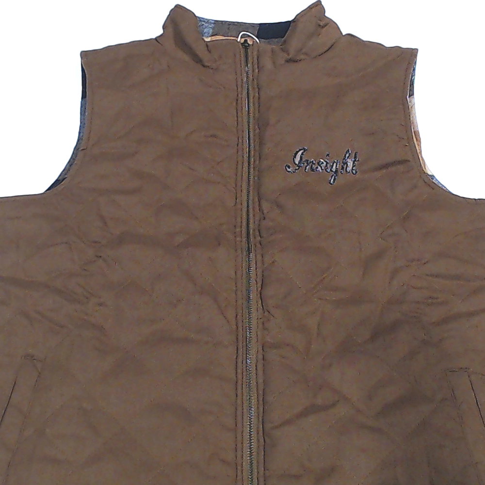 BLOOPER CLOTHING: Monogrammed Reversible Vest