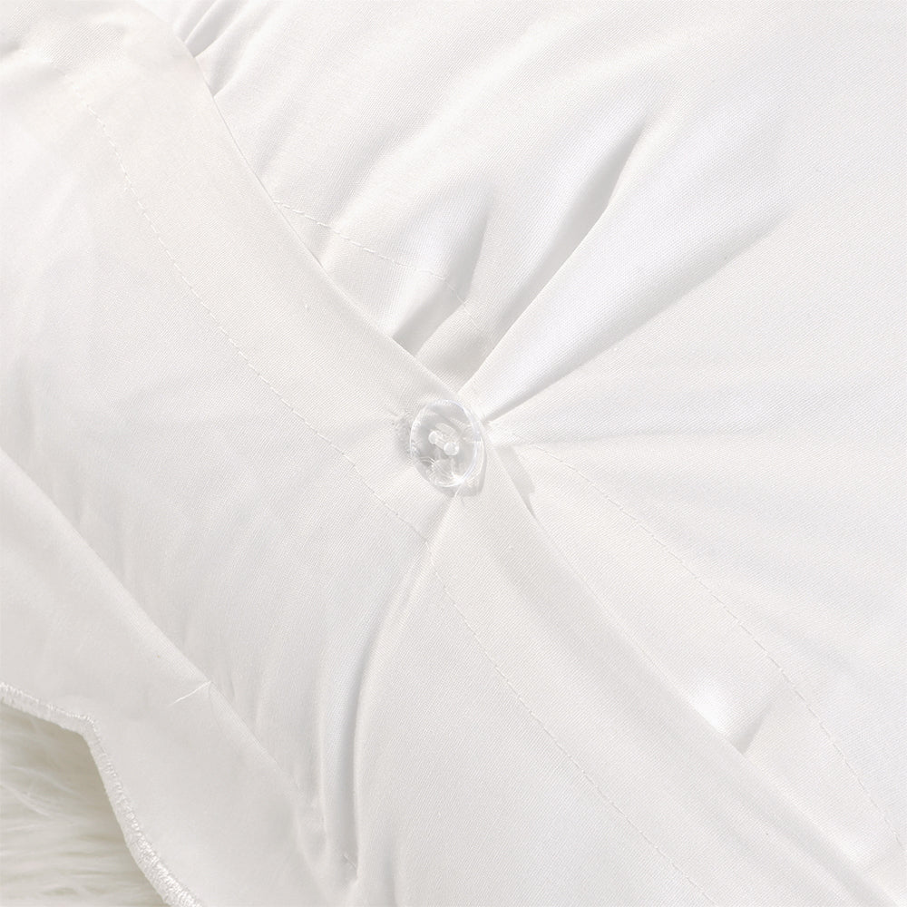 close up of button detail