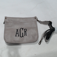 BLOOPER BAG: Monogrammed Saddlebag