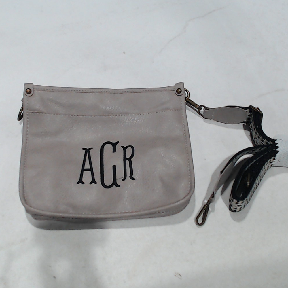 BLOOPER BAG: Monogrammed Saddlebag