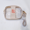 BLOOPER BAG: Monogrammed Clear Stadium Crossbody Bag