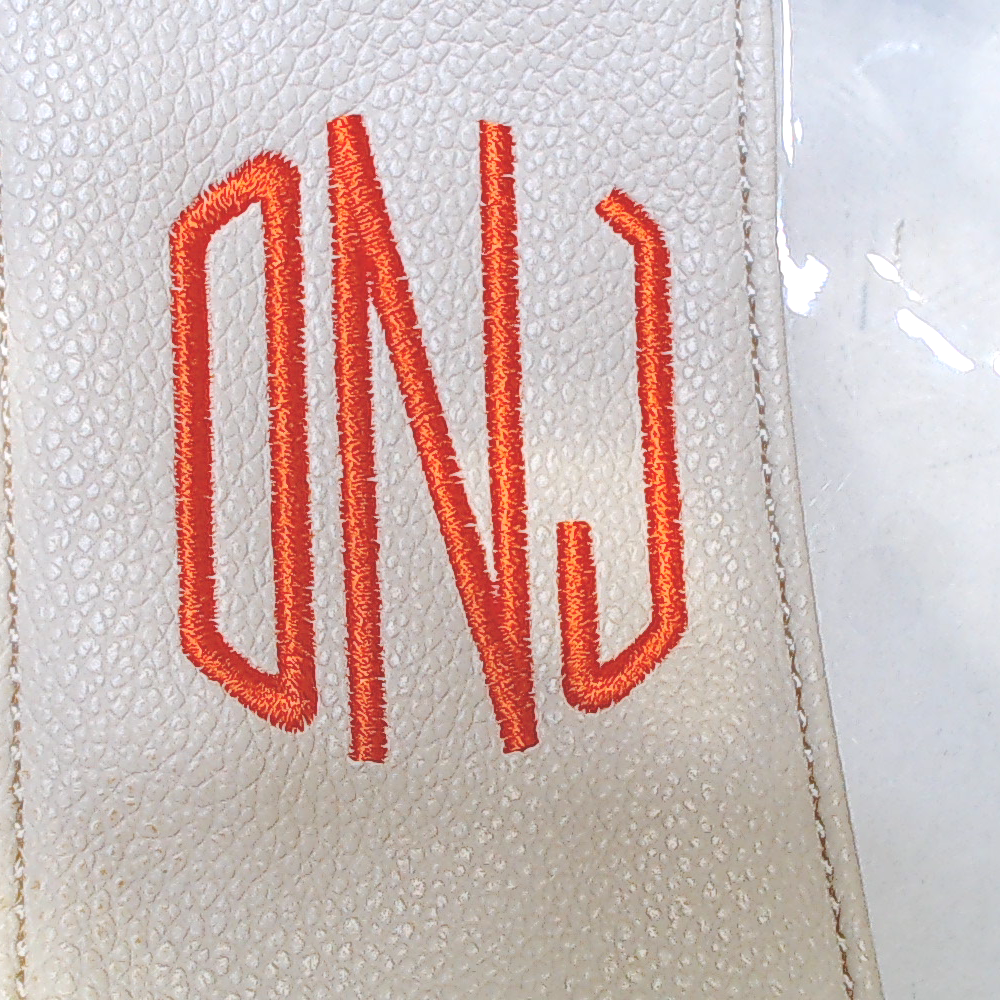 BLOOPER BAG: Monogrammed Clear Stadium Crossbody Bag