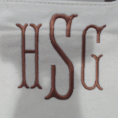 BLOOPER ACCESSORY: Monogrammed Casserole Carrier