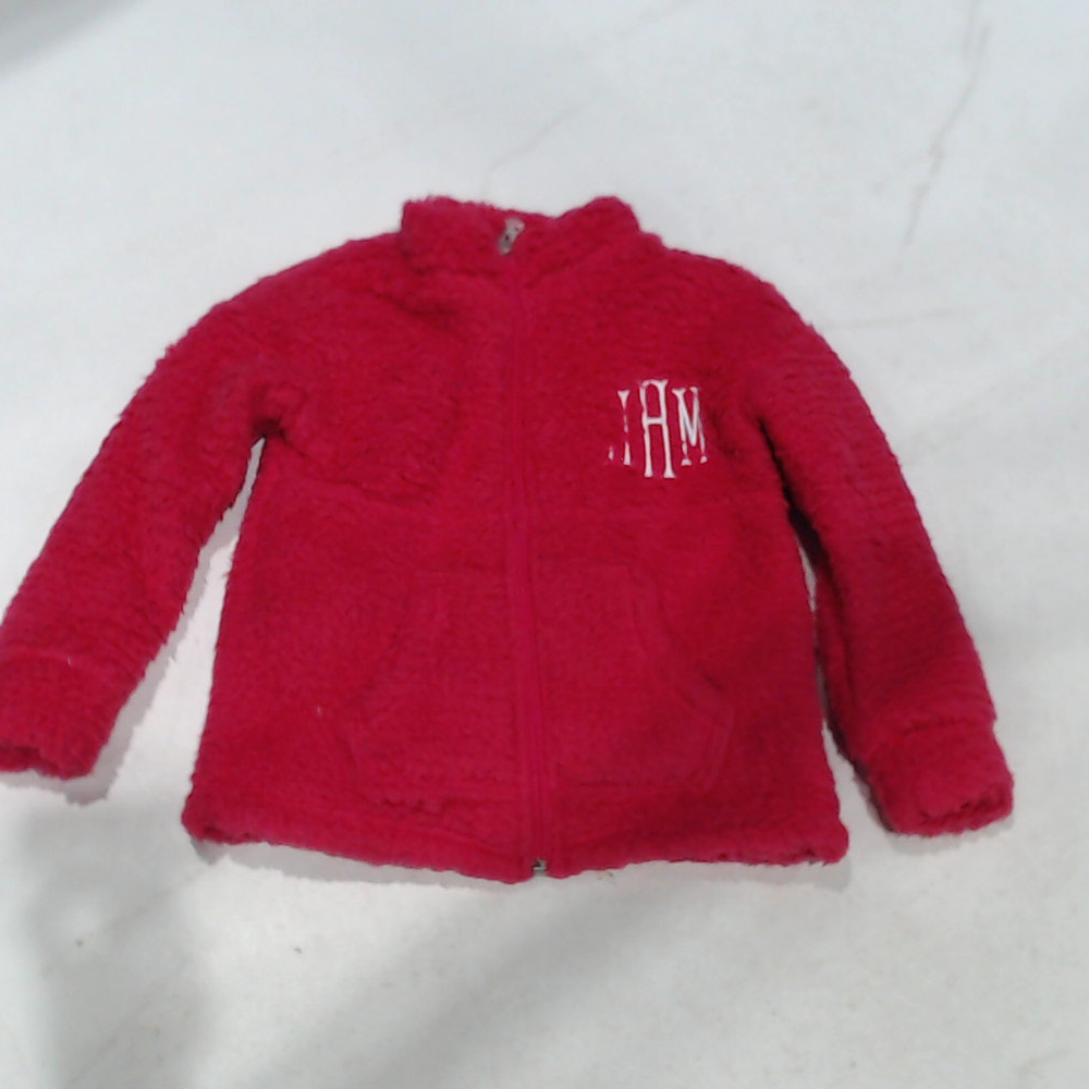 BLOOPER KIDS: Monogrammed Kids Sherpa Jacket