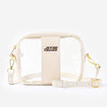James Madison Dukes Clear Stadium Bag in Bone