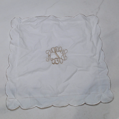 BLOOPER ACCESSORY: Monogrammed Pillow Sham