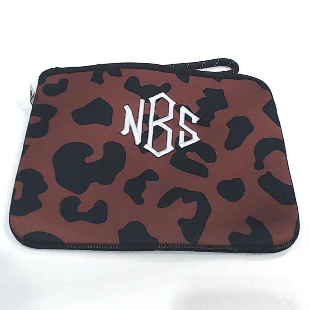 BLOOPER BAG: Monogrammed Neoprene Wristlet