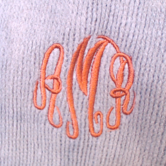 BLOOPER CLOTHING: Monogrammed Poncho Wrap