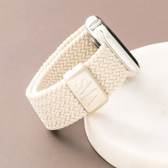 light tan monogrammed watch band