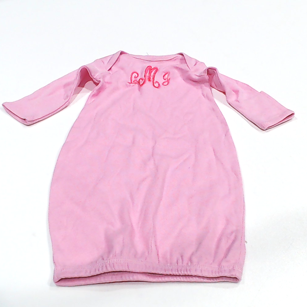 BLOOPER KIDS: Monogrammed Baby Layette Gown