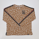 BLOOPER KIDS: Monogrammed Kids Striped Sleeve Shirt