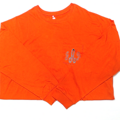 BLOOPER CLOTHING: Monogrammed Long Sleeve Shirt