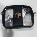 BLOOPER BAG: Monogrammed Clear Stadium Crossbody Bag