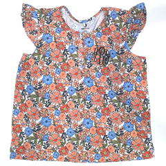 BLOOPER CLOTHING: Monogrammed Ruffle Top