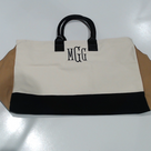 BLOOPER BAG: Monogrammed Upscale Weekender