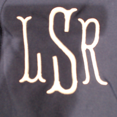 BLOOPER CLOTHING: Monogrammed Ric Rac Dress