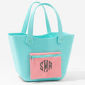 monogrammed waterproof beach bag