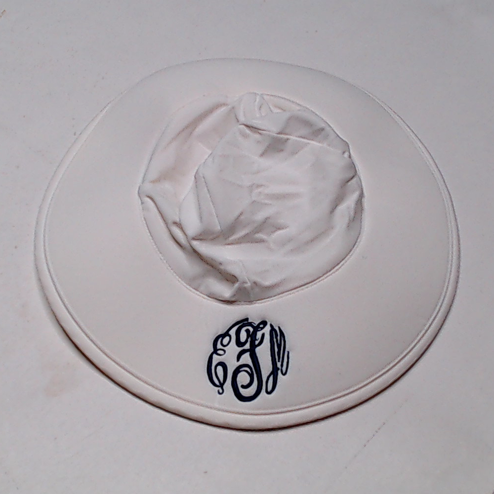 BLOOPER KIDS: Monogrammed Baby Sun Hat