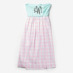 BLOOPER SWIM: Monogrammed Beach Cover Up