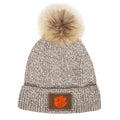 clemson tigers beanie in brown