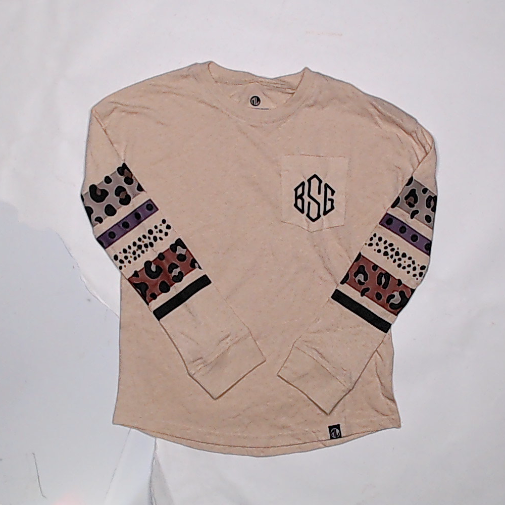 BLOOPER KIDS: Monogrammed Kids Long Sleeve Shirt