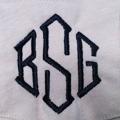 BLOOPER KIDS: Monogrammed Kids Long Sleeve Shirt