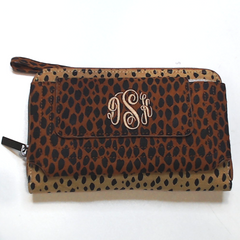 BLOOPER ACCESSORY: Monogrammed Phone Wallet Wristlet
