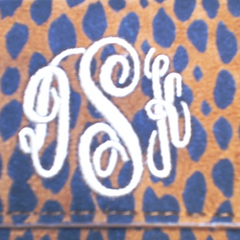 BLOOPER ACCESSORY: Monogrammed Phone Wallet Wristlet