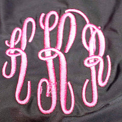 BLOOPER SWIM: Monogrammed High Neck Bikini Top